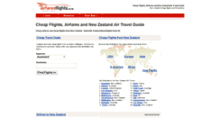 Desktop Screenshot of airfaresflights.co.nz
