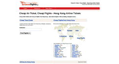 Desktop Screenshot of airfaresflights.hk