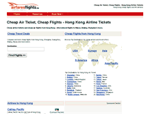 Tablet Screenshot of airfaresflights.hk