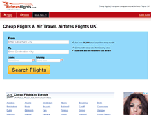 Tablet Screenshot of airfaresflights.co.uk