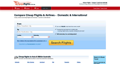 Desktop Screenshot of airfaresflights.com.au